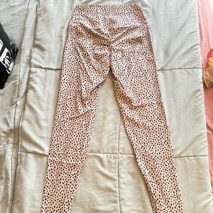 WORN TWICE leopard ASTORIA workout leggings